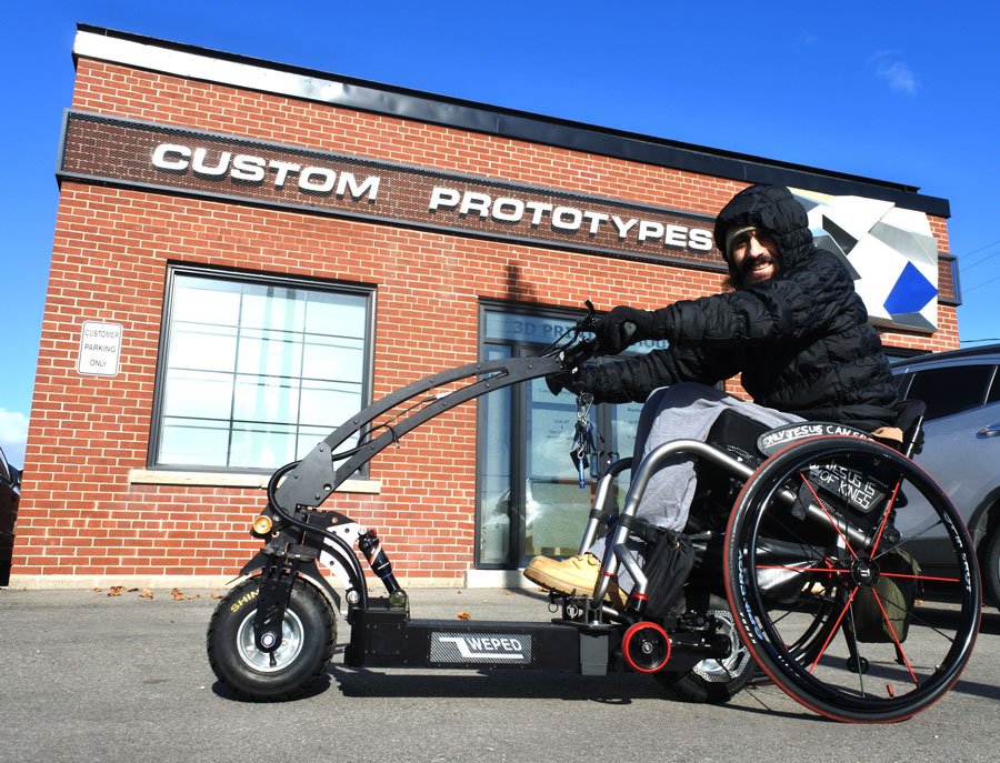 Featured image for “Enabling Mobility with a Motorized Wheelchair Conversion”