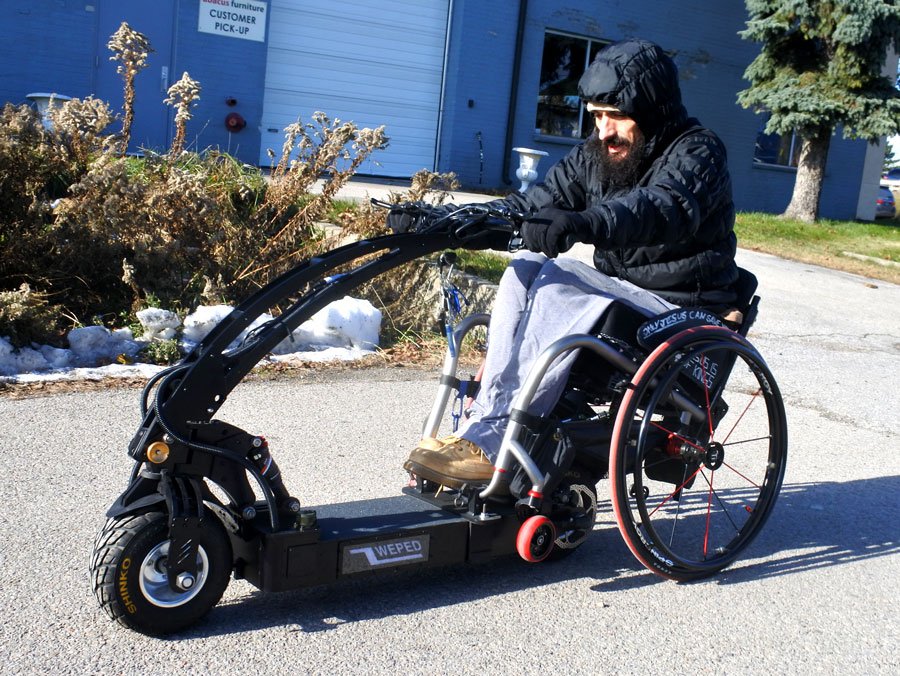 Scooter and wheelchair hybrid