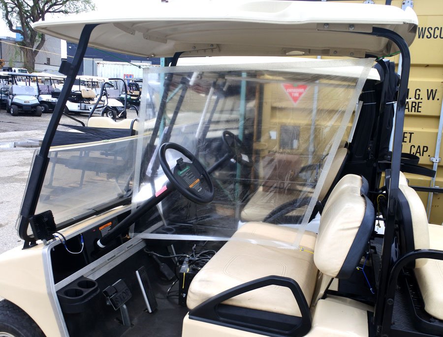 Golf Cart Curtain for Covid 19