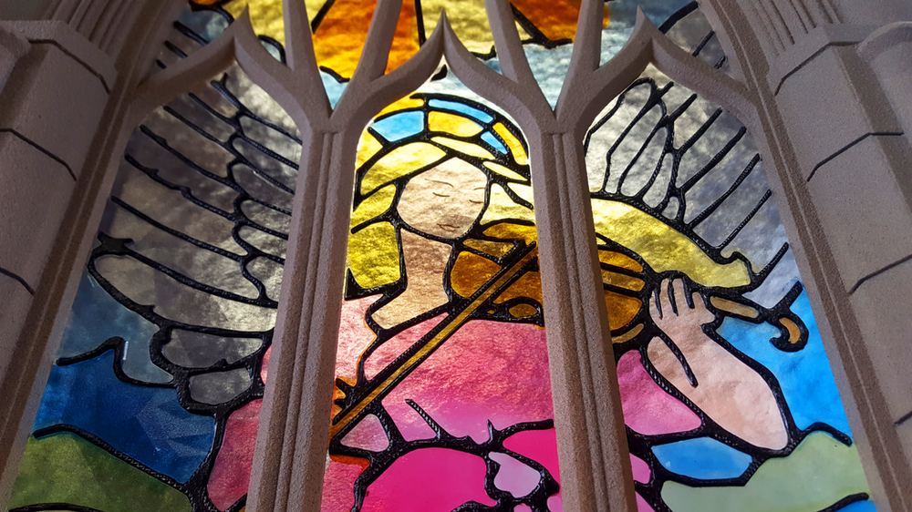 3d printed stained glass